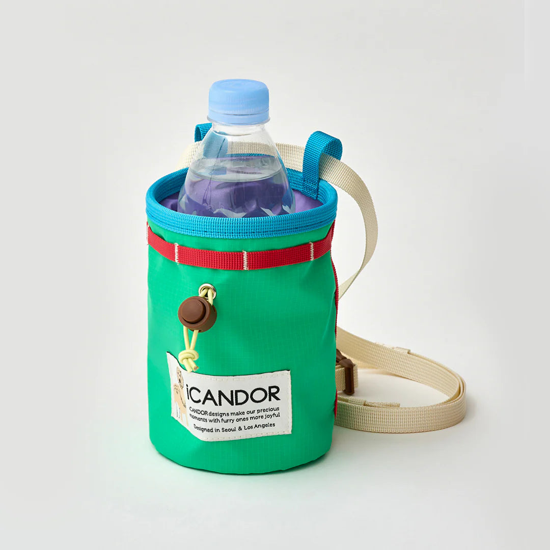 Munchie Minder Dog Treat Bag | Cool Green