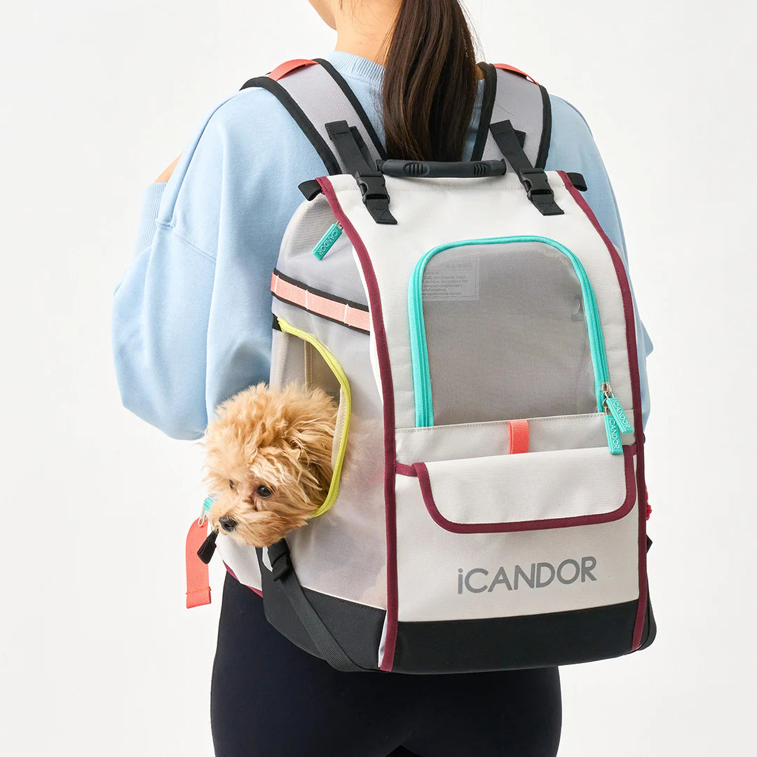 BACKORDER | Jige pet backpack - Misty Grey (2 Sizes)
