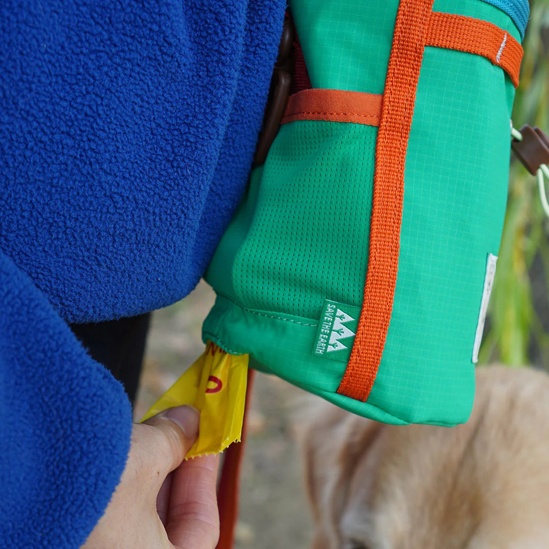 Munchie Minder Dog Treat Bag | Cool Green