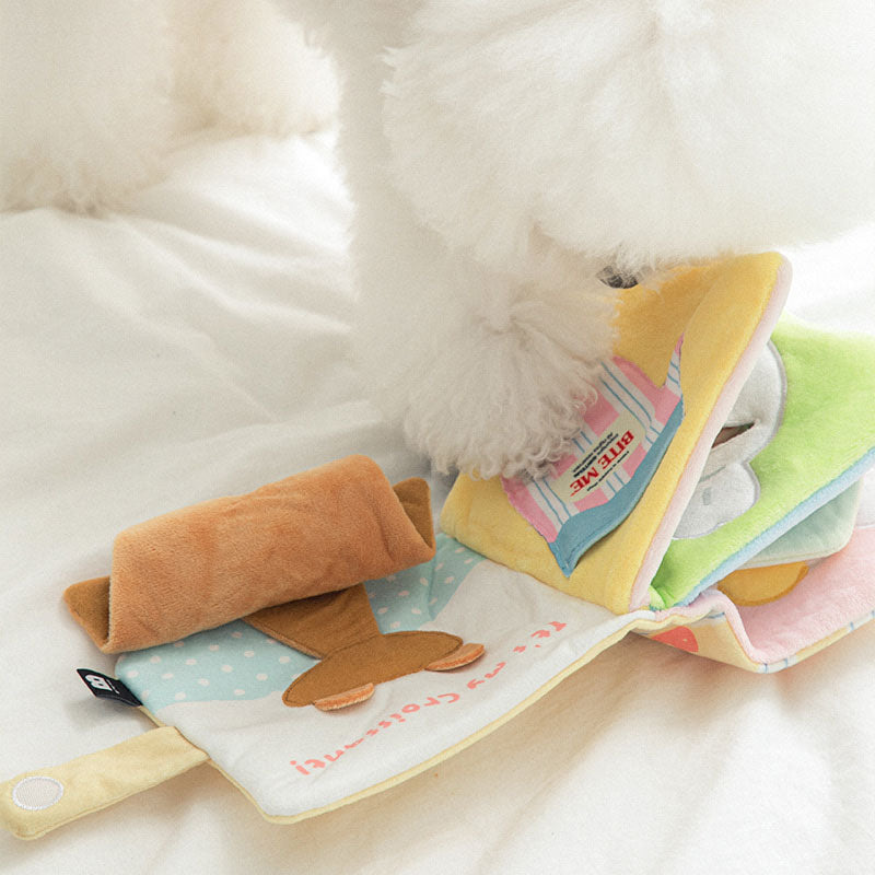 Baking Day Playbook Nosework Dog Toy