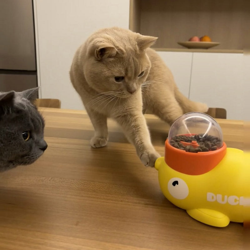 Duck Spinner Interactive 2-In-1 Feeder Toy