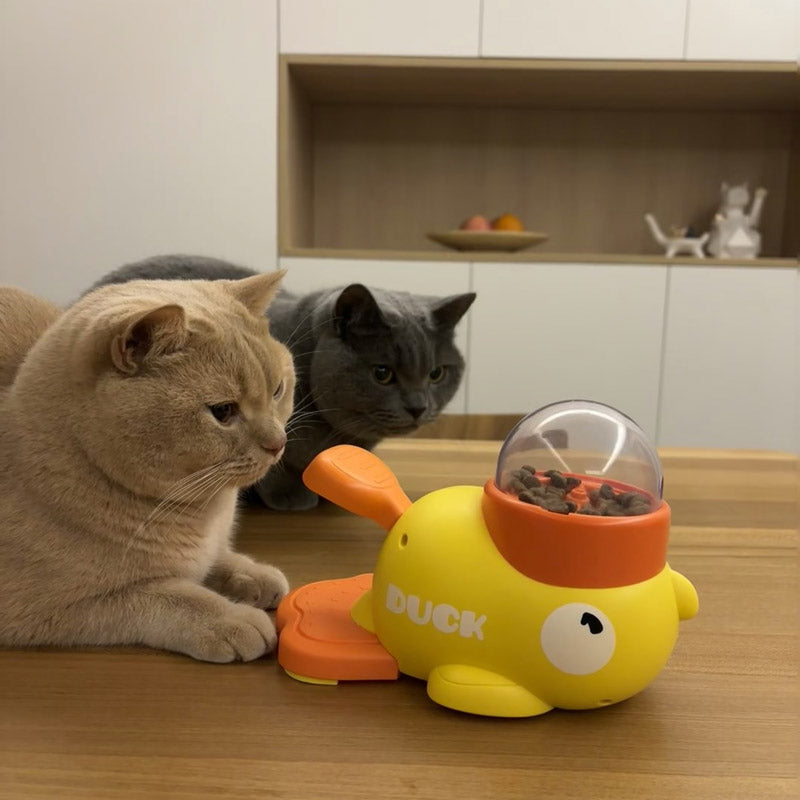 Duck Spinner Interactive 2-In-1 Feeder Toy