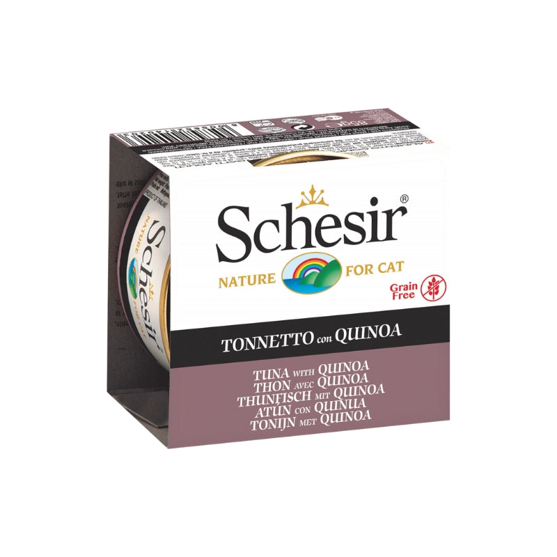 Schesir Tuna With Quinoa in Jelly Adult Canned Cat Food (85g)