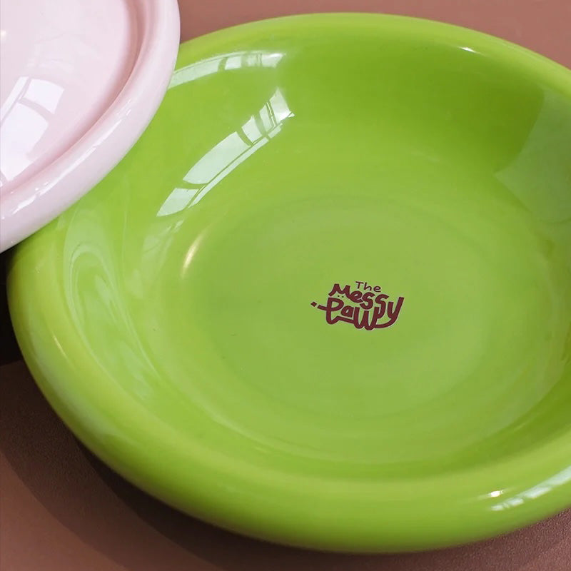 Halo Ceramic Pet Bowl (12 Colours)