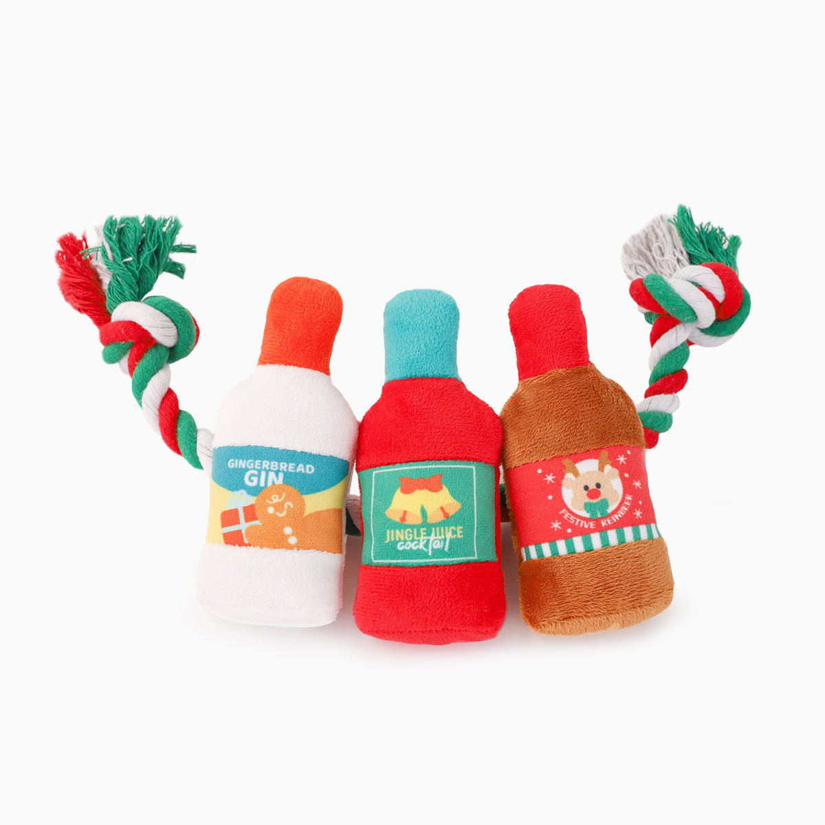 Happy Woofmas — Holiday Spirits Dog Toy