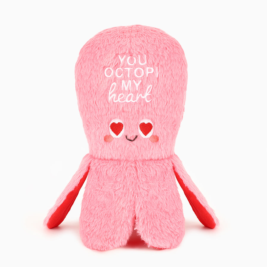 Woof Love – You Octopi My Heart Squeaker Toy