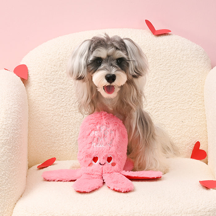 Woof Love – You Octopi My Heart Squeaker Toy