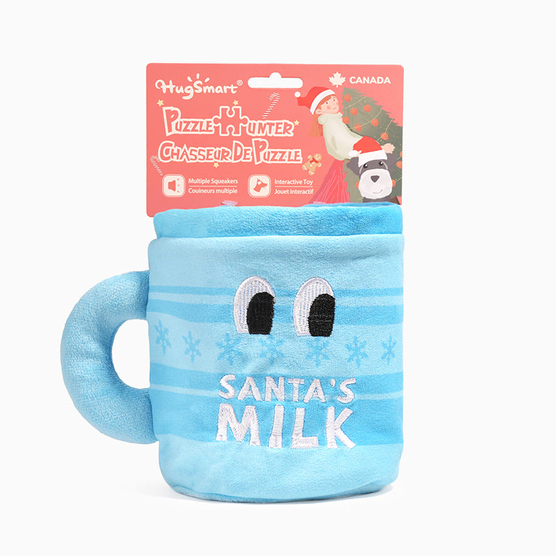 Happy Woofmas — Santa’s Milk Cookies Puzzle Hunting Toy