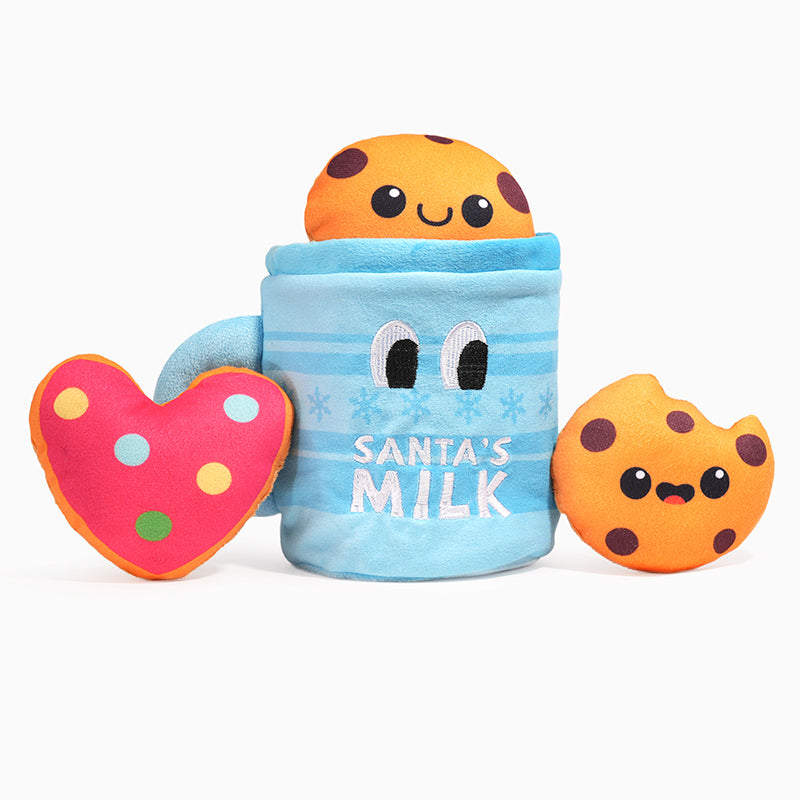 Happy Woofmas — Santa’s Milk Cookies Puzzle Hunting Toy