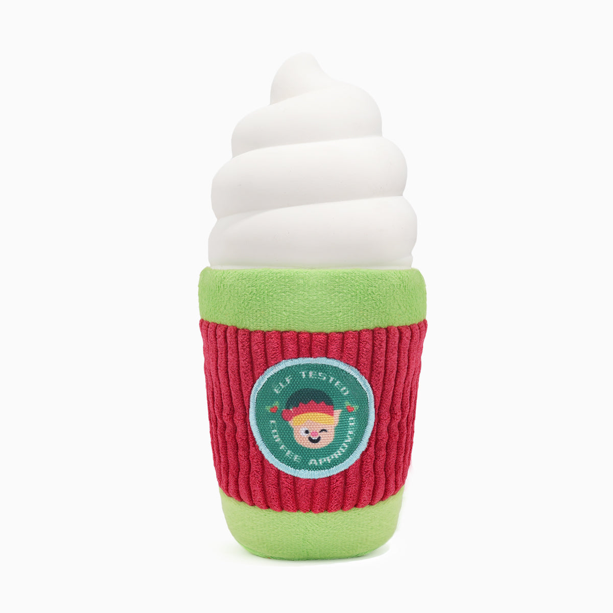 Happy Woofmas — Elf Coffee Dog Toy