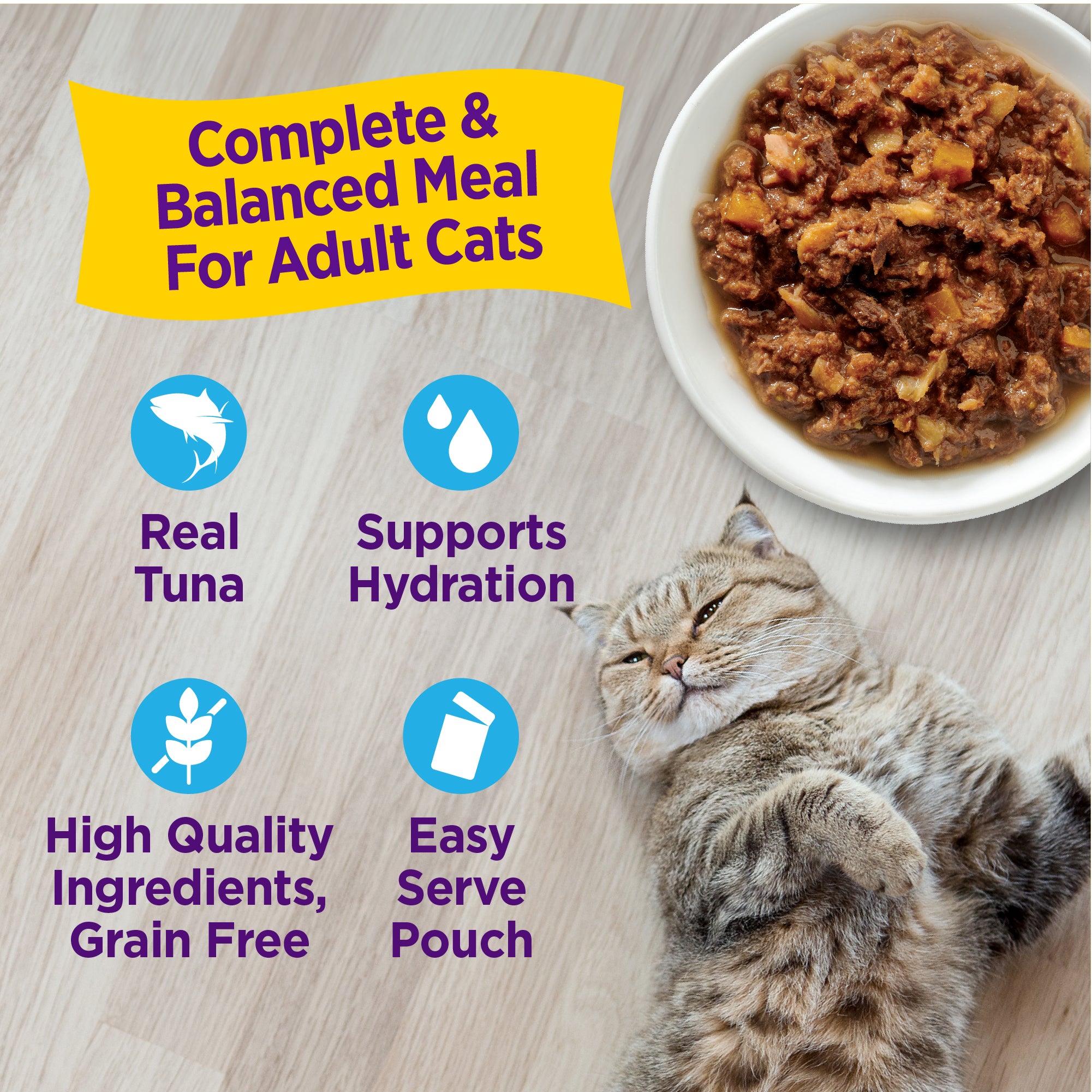 Appetizing Entrees Flaked Tuna & Tilapia Recipe Wet Cat Food (1.4 oz)