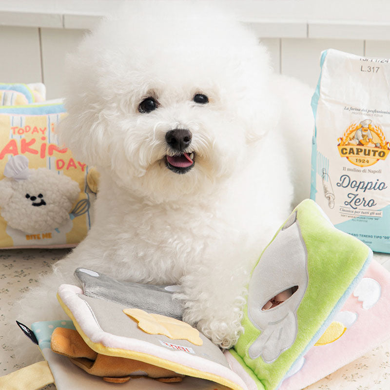Baking Day Playbook Nosework Dog Toy