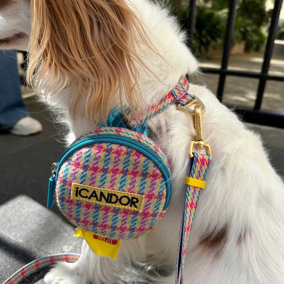 Gentle Multi-Functional Adjustable Bolt Leash – Regular & Hands-Free Walk | Edinburgh Check