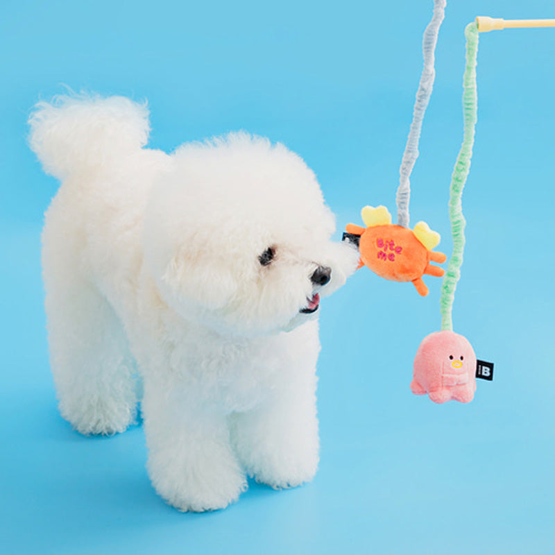 Catch Me Fishing Rod Dog Tug Toy (3 Designs)