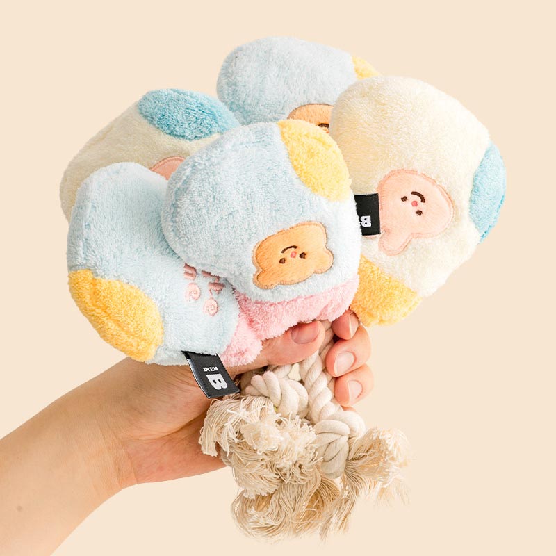 Socks Rope Tug Toy (Rabbit / Bear)