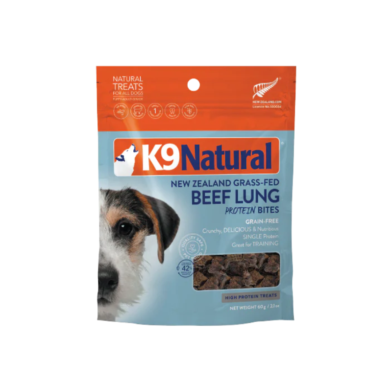 Air-Dried Beef Lung Protein Bites (50g)