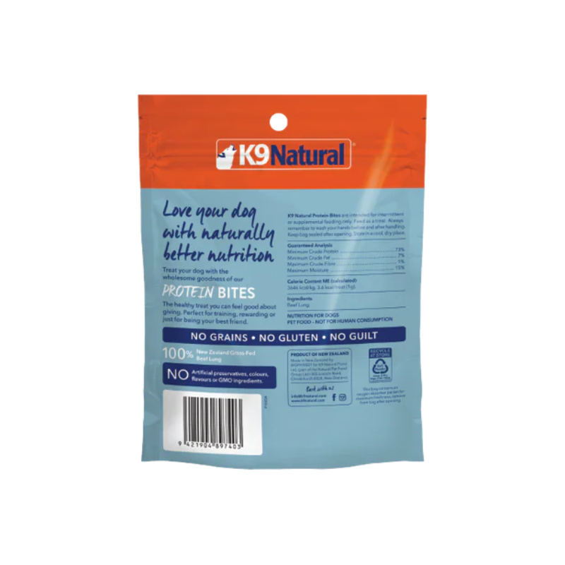 Air-Dried Beef Lung Protein Bites (50g)