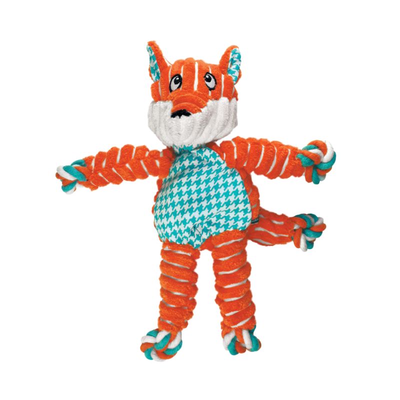 Floppy Knots Fox Dog Toy