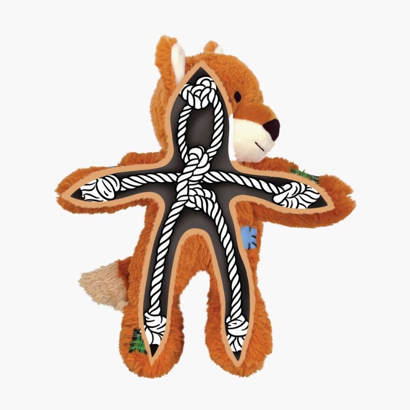 Wild Knots Fox Dog Toy