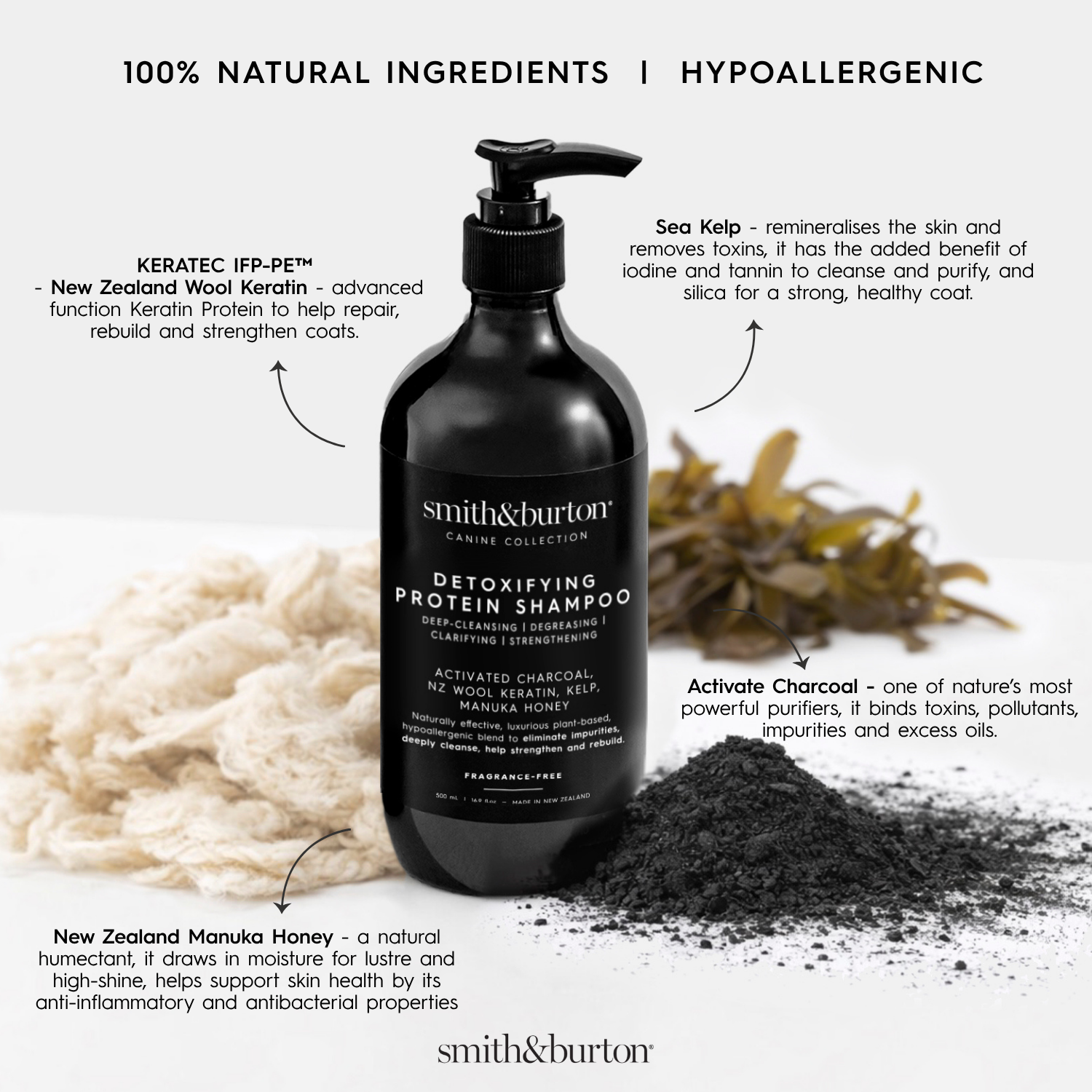 Detoxifying Protein Shampoo (500ml)