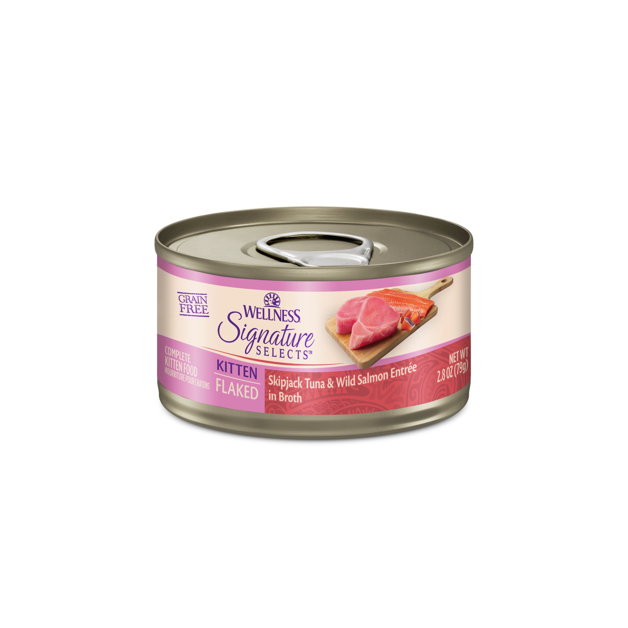 Wellness CORE Signature Selects Flaked Kitten Skipjack Tuna & Salmon Wet Cat Food (2.8oz)
