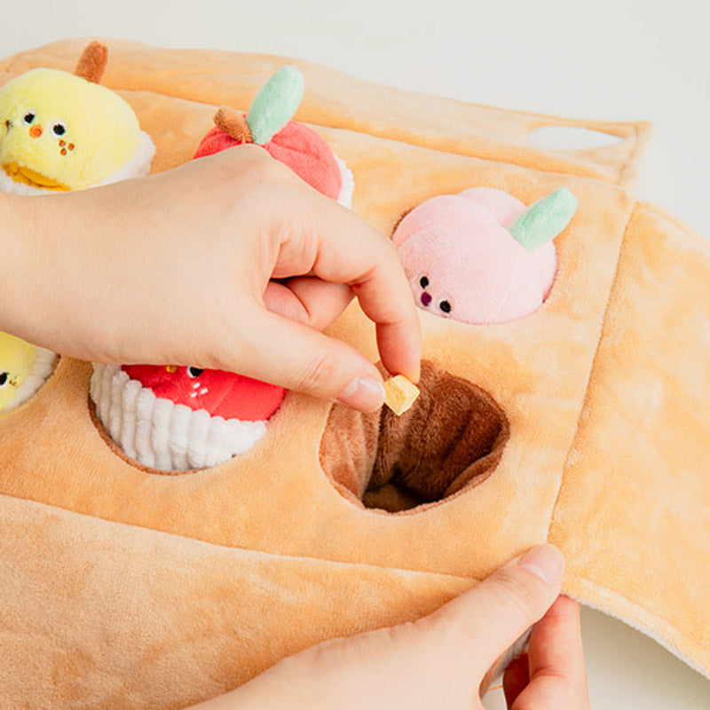 Mixed Fruits Box Nose Work Dog Toy