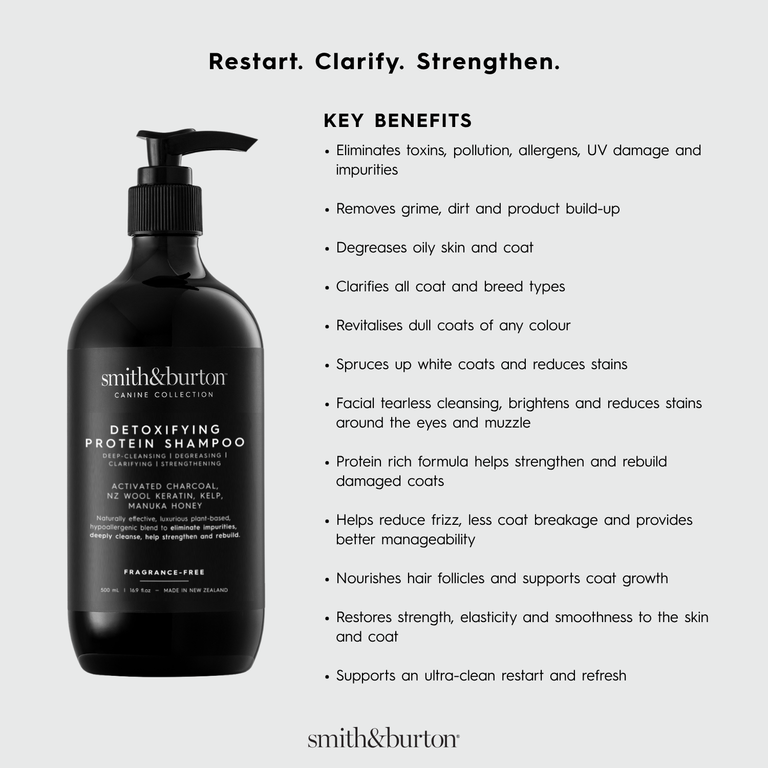Detoxifying Protein Shampoo (500ml)