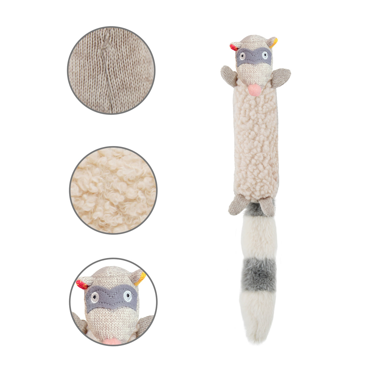 Plush Friendz | Skunk with Sponge Squeaker