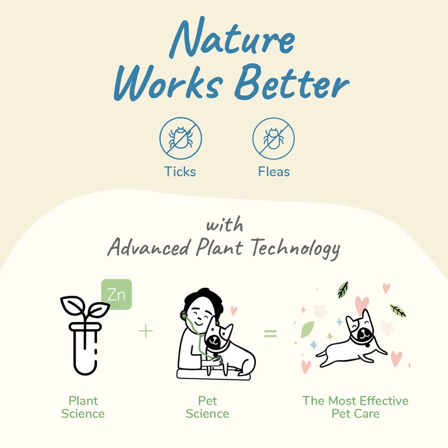 Lemongrass Flea & Tick Shampoo For Dogs & Cats (354ml)