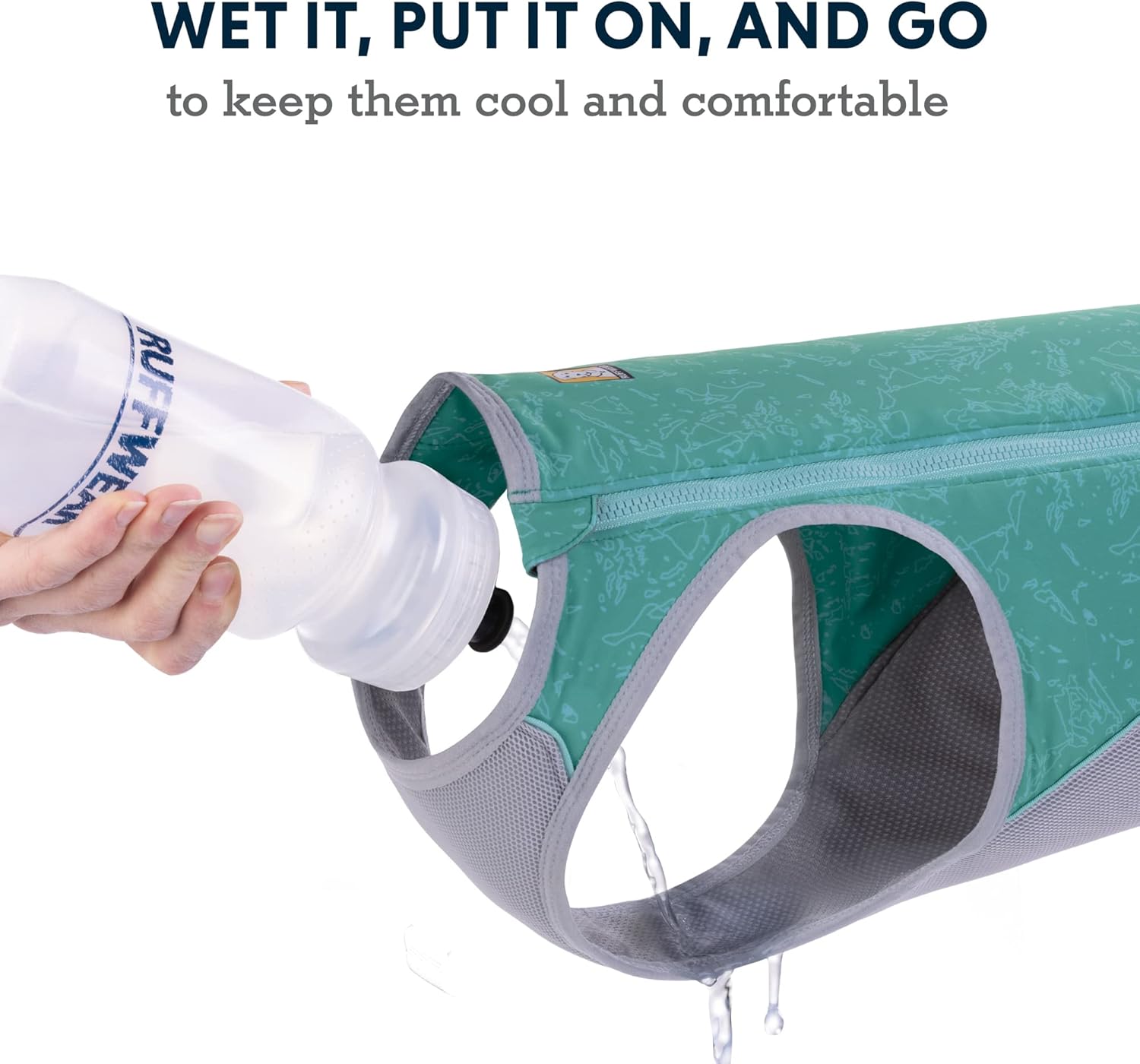 Swamp Cooler Zip™ Cooling Dog Vest (2 Colours)