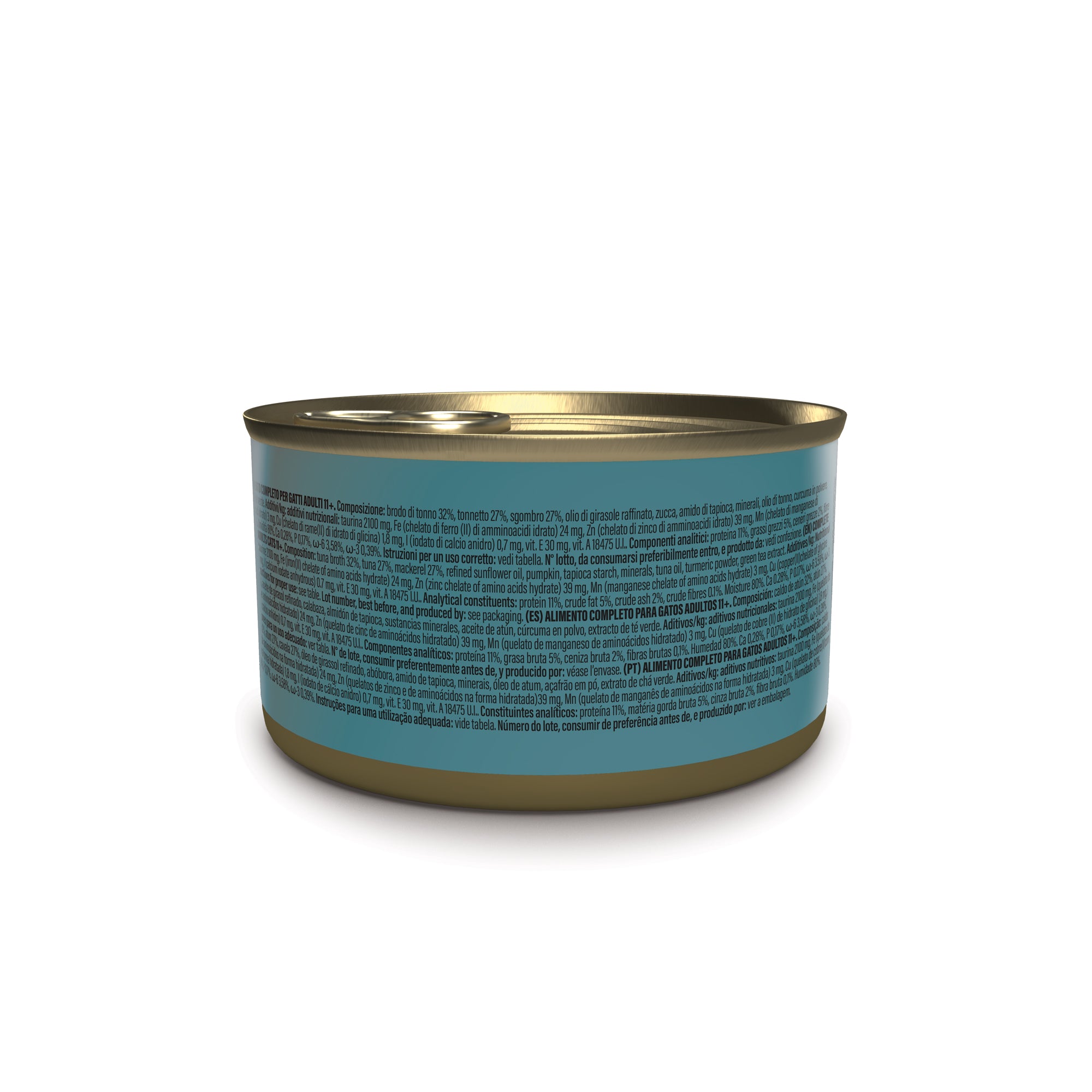 Schesir Silver Tuna & Mackerel in Broth Grain-Free Senior Canned Cat Food (70g)