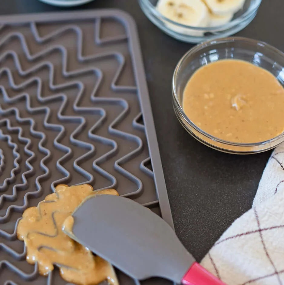 Framed "Spill Resistant" Silicone Dog Lick Mat