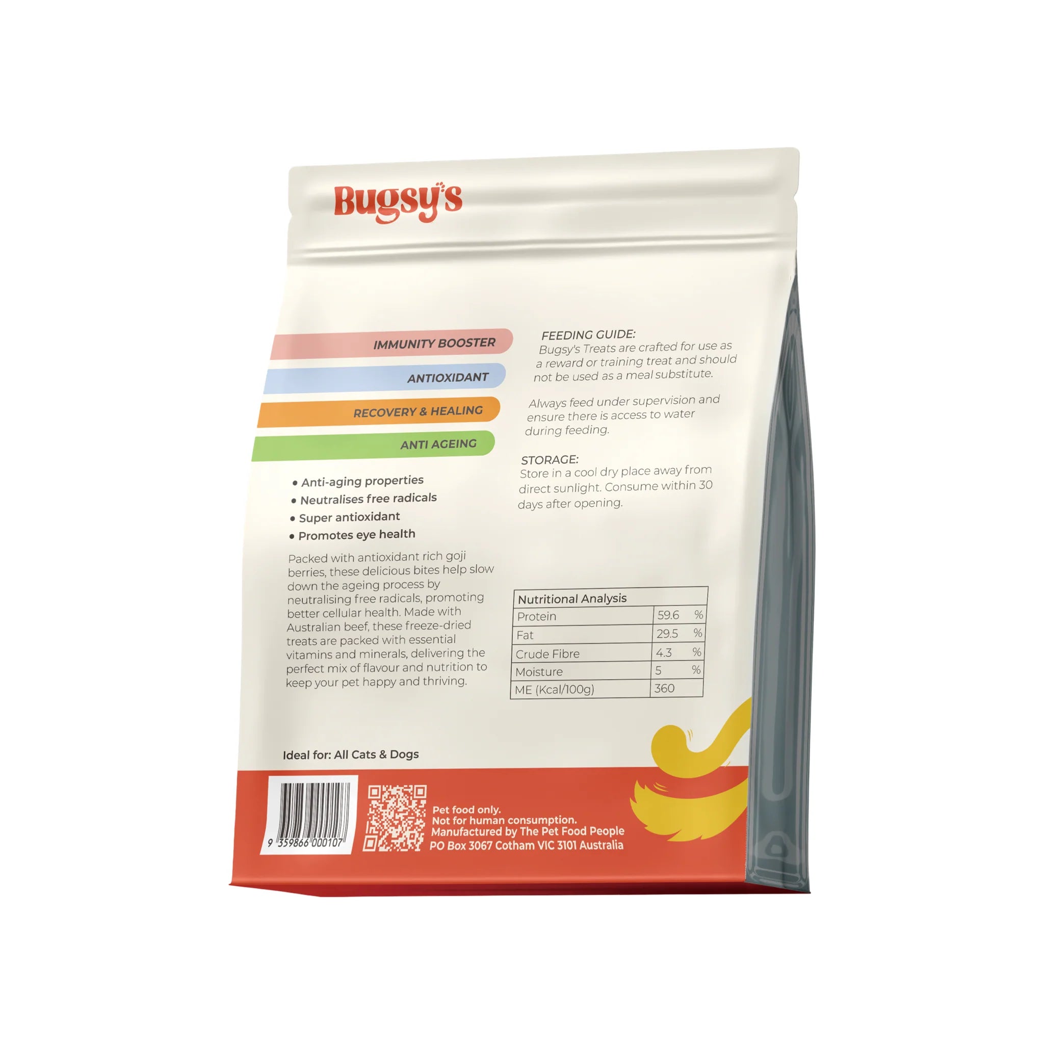 Anti Aging | Beef & Goji Berry Freeze Dried Treats For Dogs and Cats