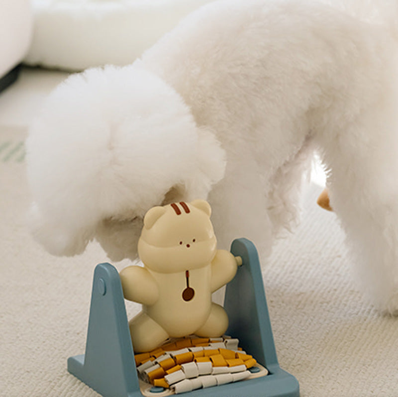 Chipmunk Spin & Snack Interactive Nosework Feeder Toy