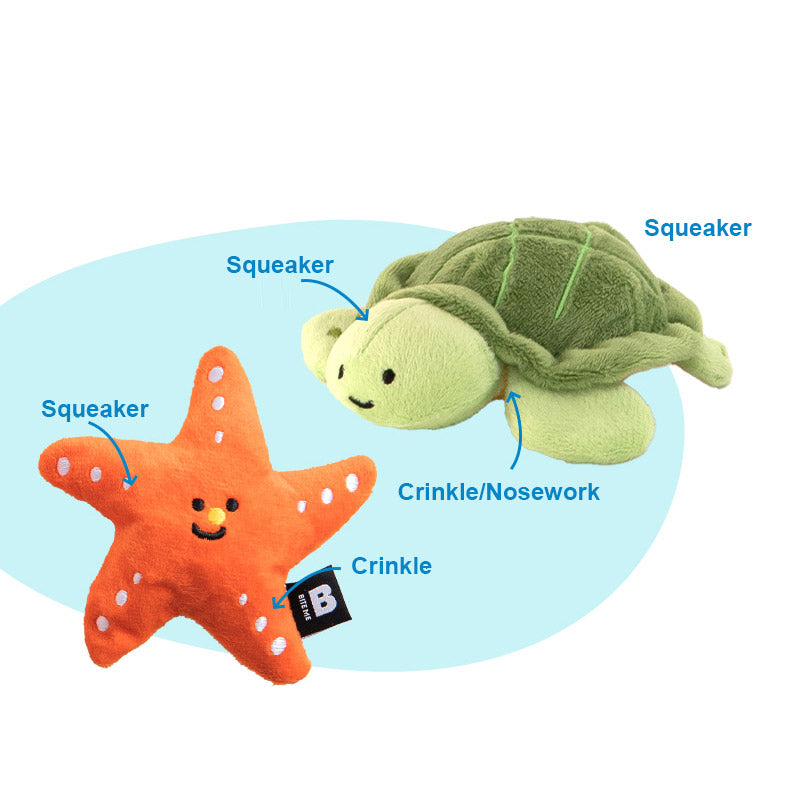 Sea Friends Nosework Toys (Set of 2)