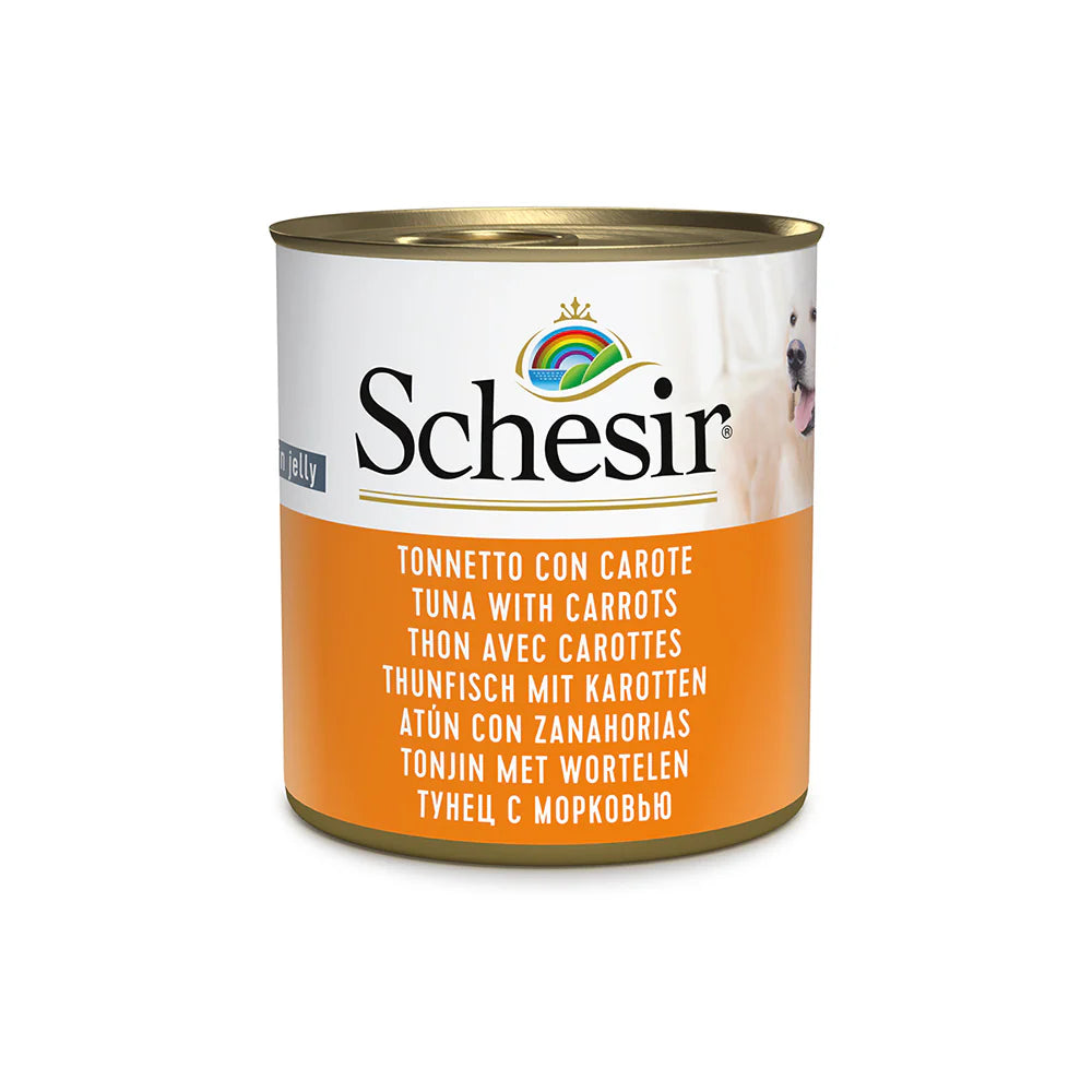 Schesir Tuna with Carrots Canned Dog Food (285g)
