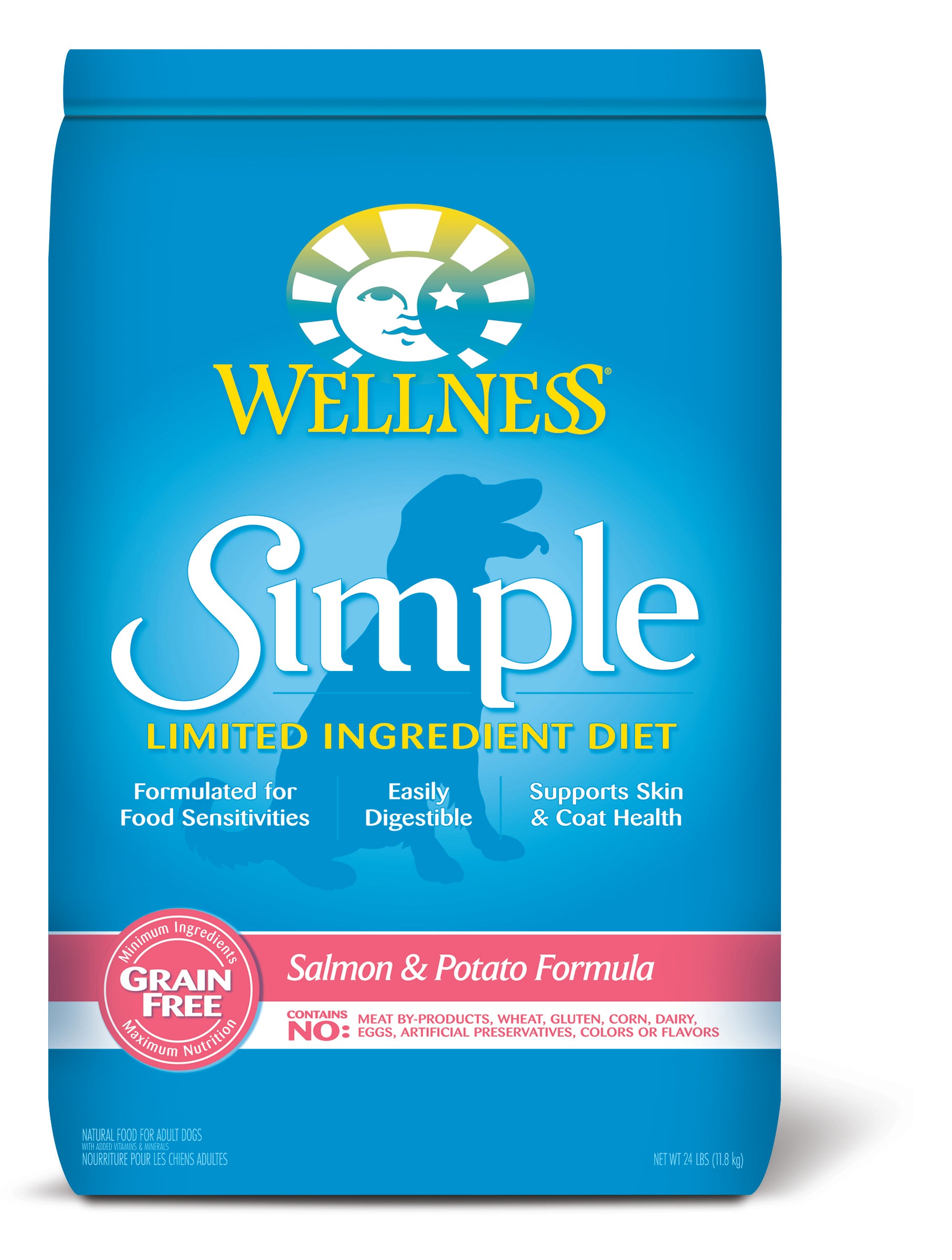 Wellness Simple Grain-Free Salmon & Potato Formula Adult Dry Dog Food