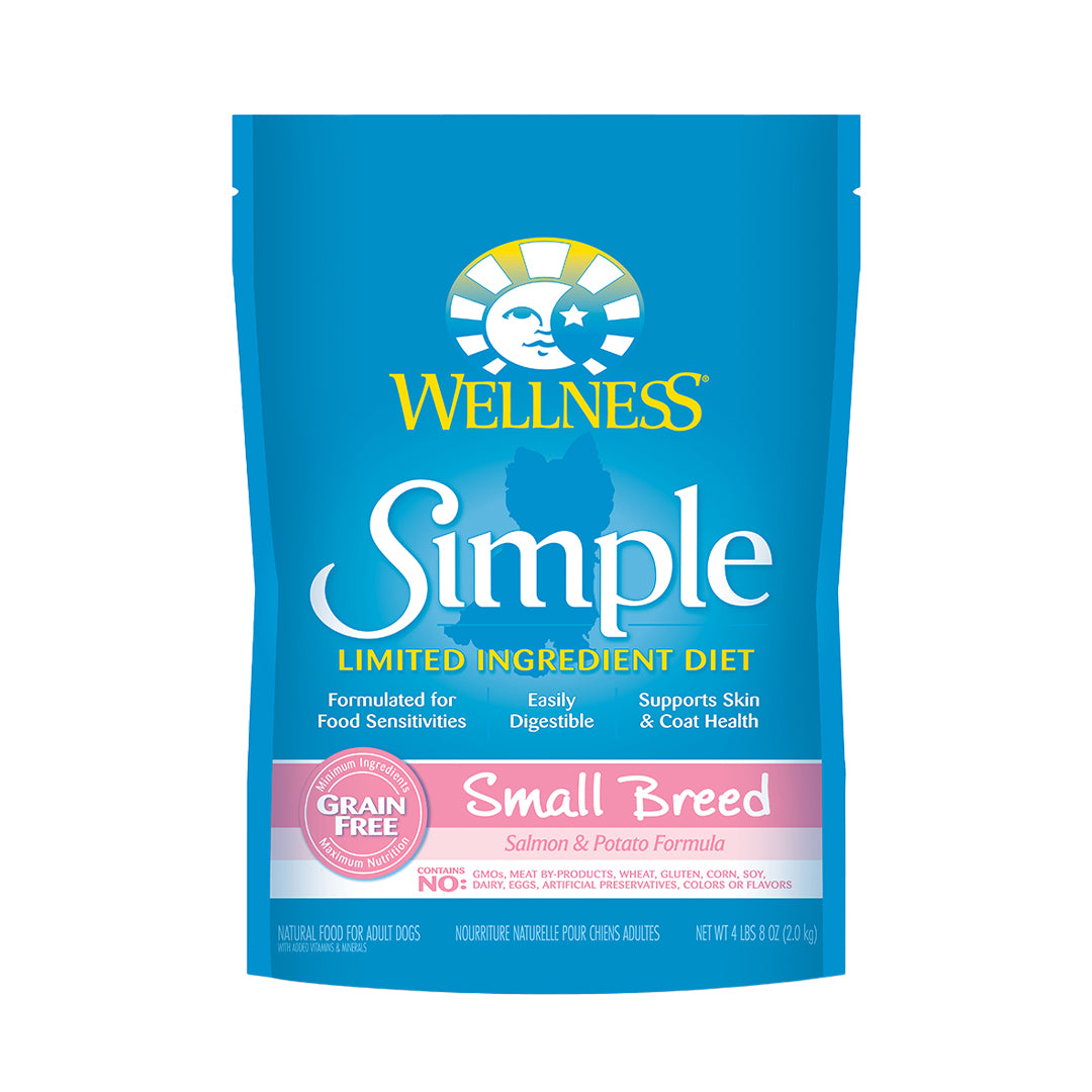 Wellness Simple Grain-Free Small Breed Salmon & Potato Adult Dry Dog Food