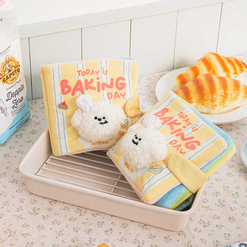 Baking Day Playbook Nosework Dog Toy