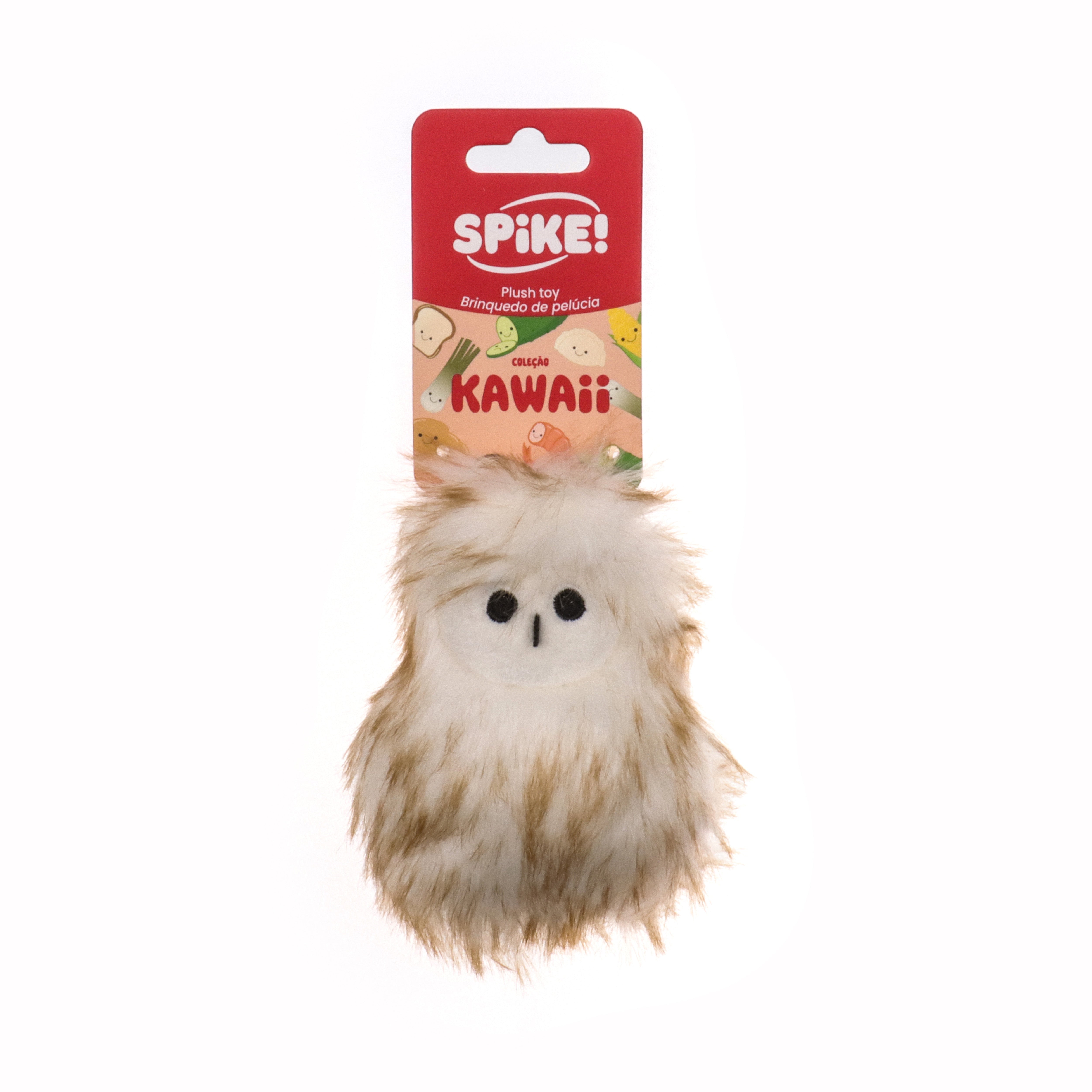 Spike! Kawaii Plush Barn Owl Dog Toy