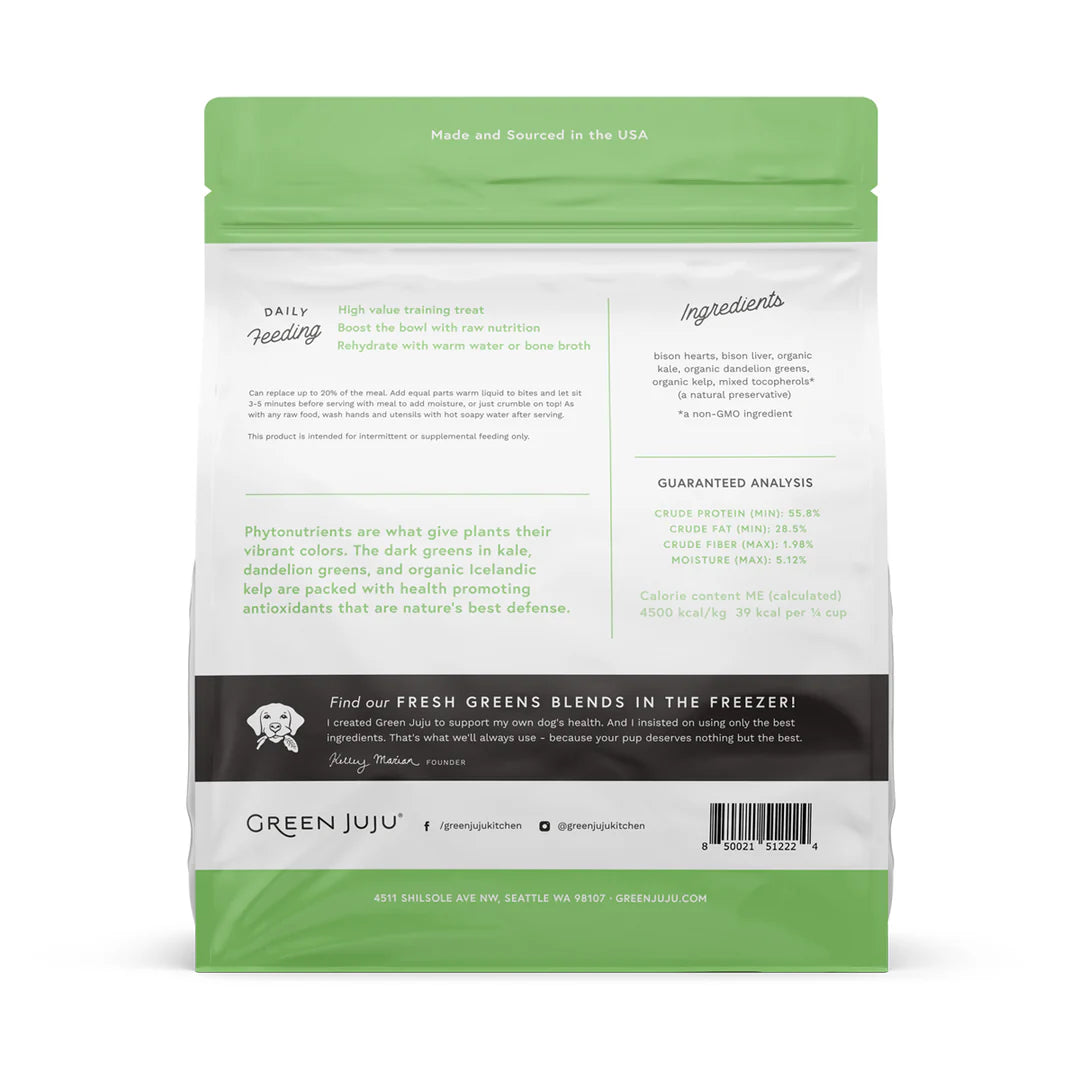 Bison Green Freeze Dried Whole Food Bites
