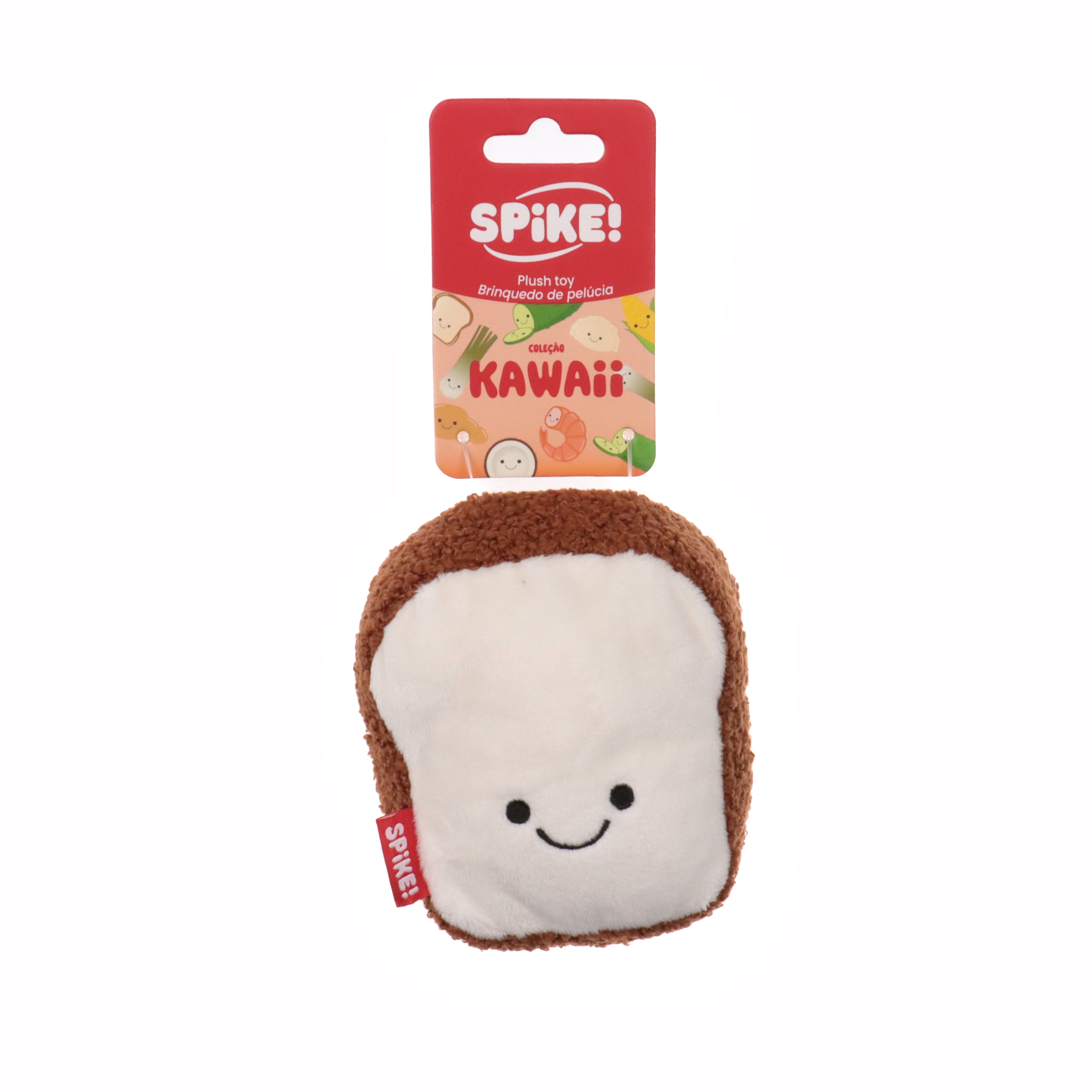 Spike! Kawaii Plush Bread Loaf Dog Toy