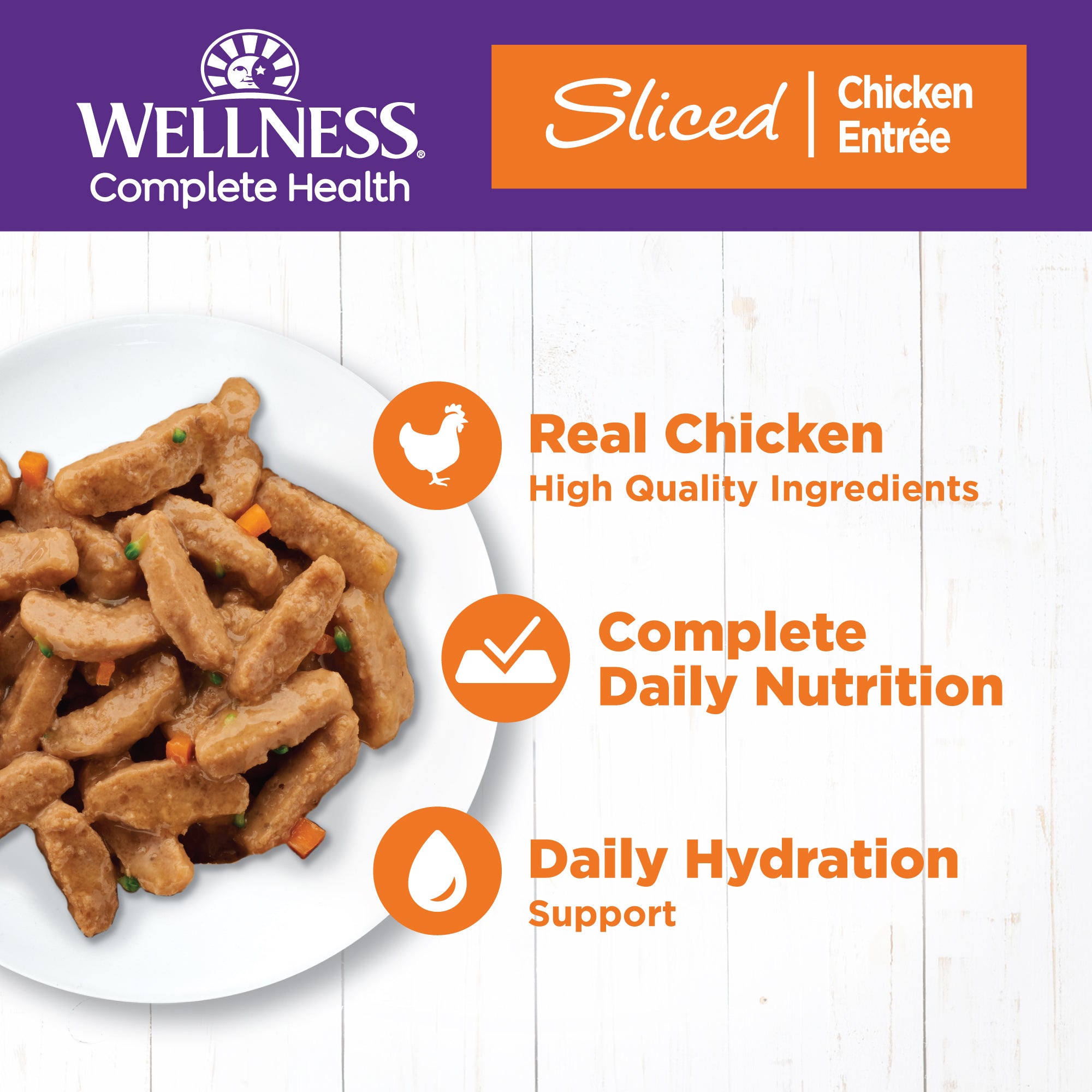 Complete Health™ Sliced Wet Cat Food | Chicken Entrée (5.5 oz)