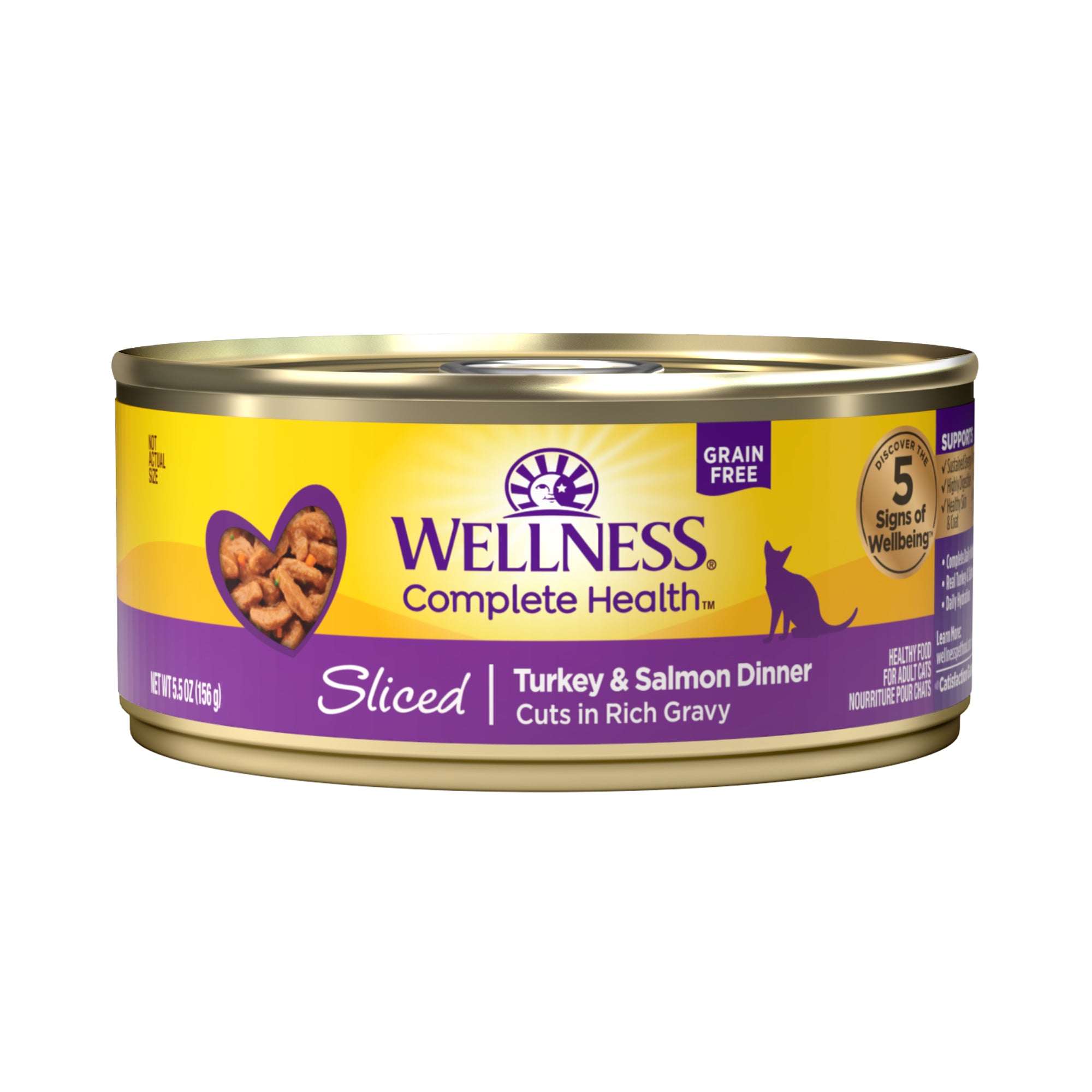 Complete Health™ Sliced Wet Cat Food | Turkey & Salmon Dinner (5.5 oz)