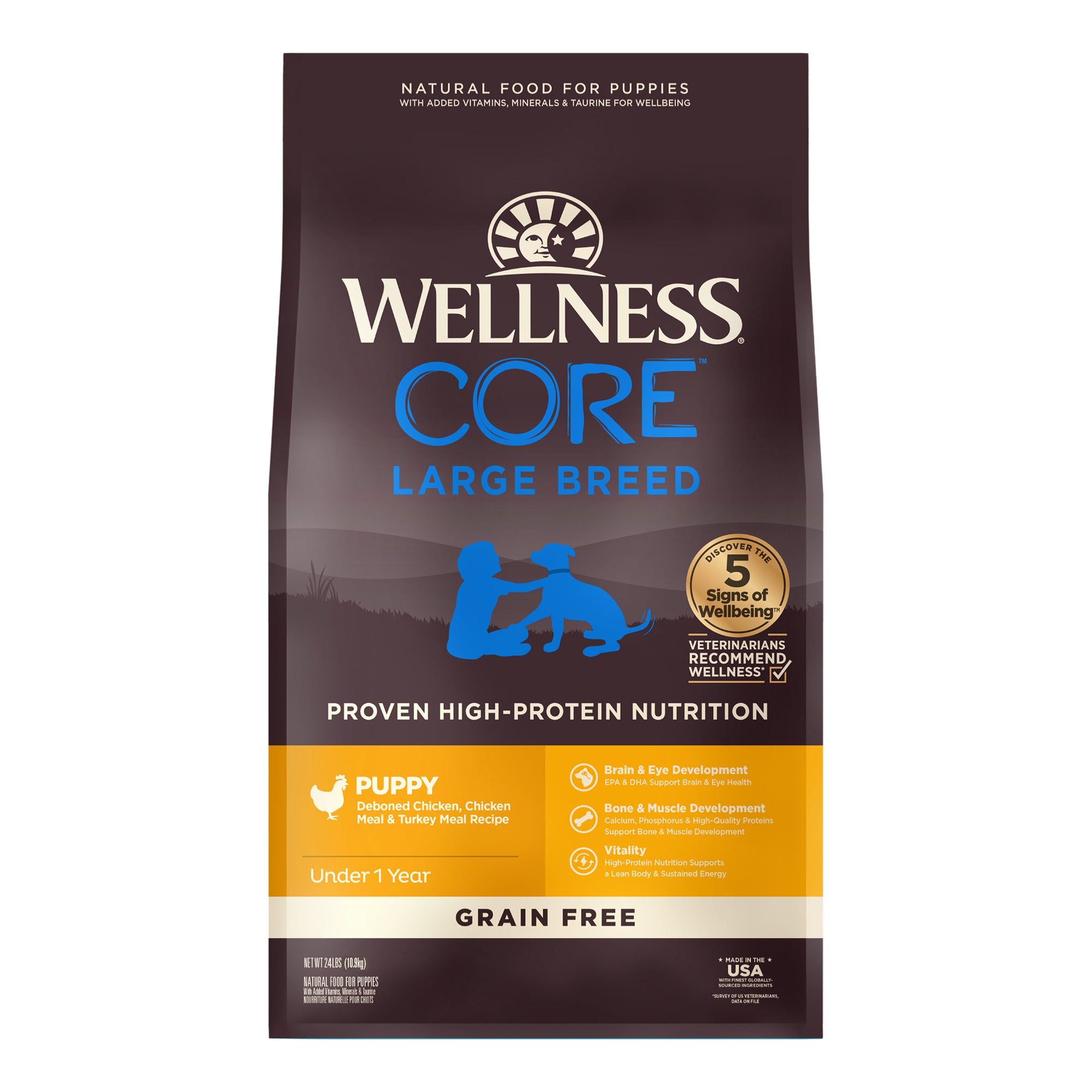 Wellness CORE Grain Free Large Breed Puppy Dry Dog Food