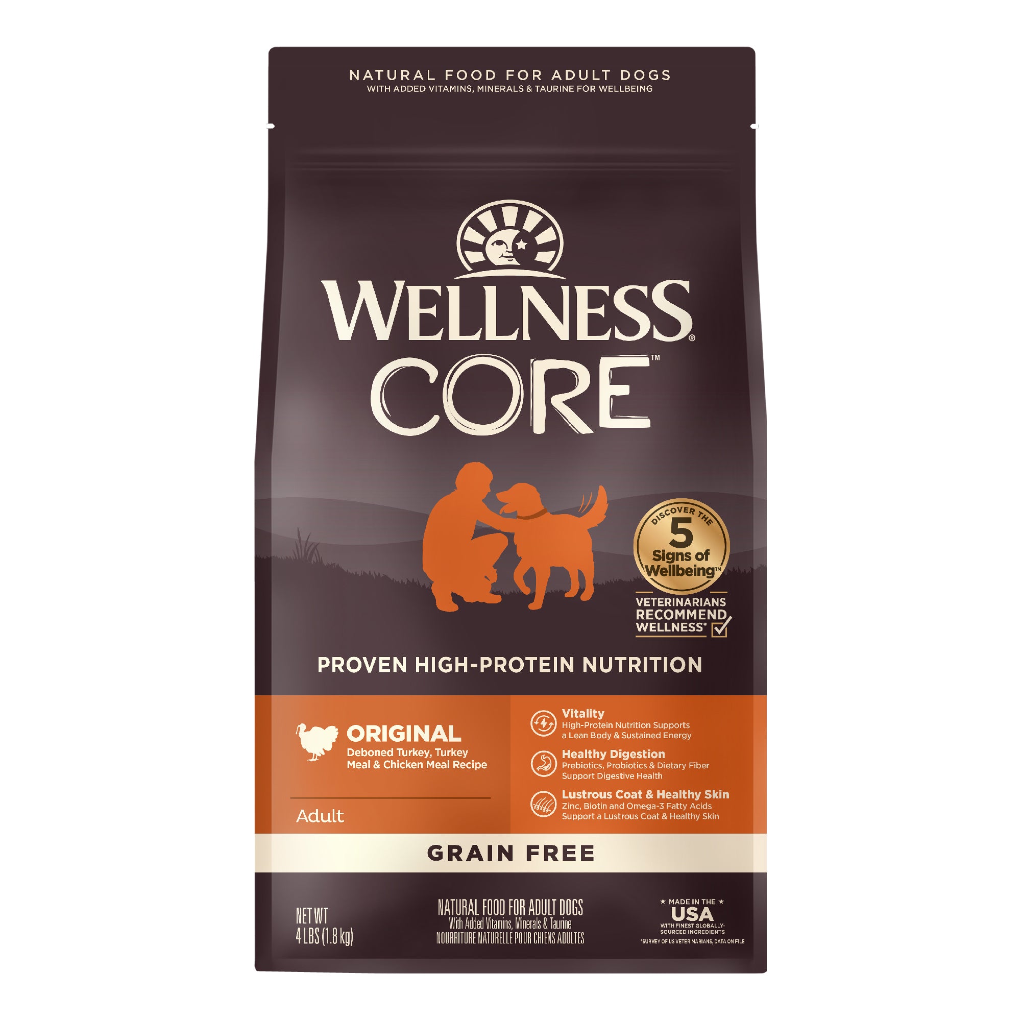 Wellness CORE Grain-Free Original Formula Dry Dog Food