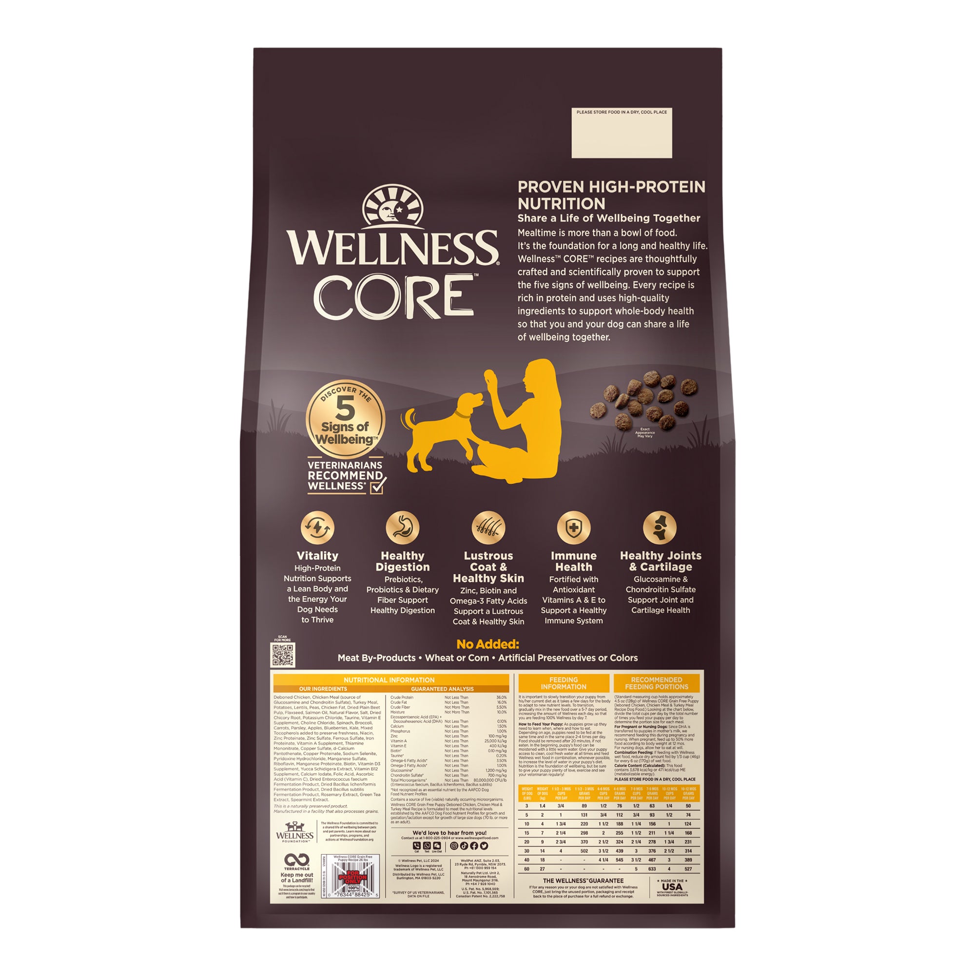 Wellness CORE Grain-Free Puppy Formula Dry Dog Food