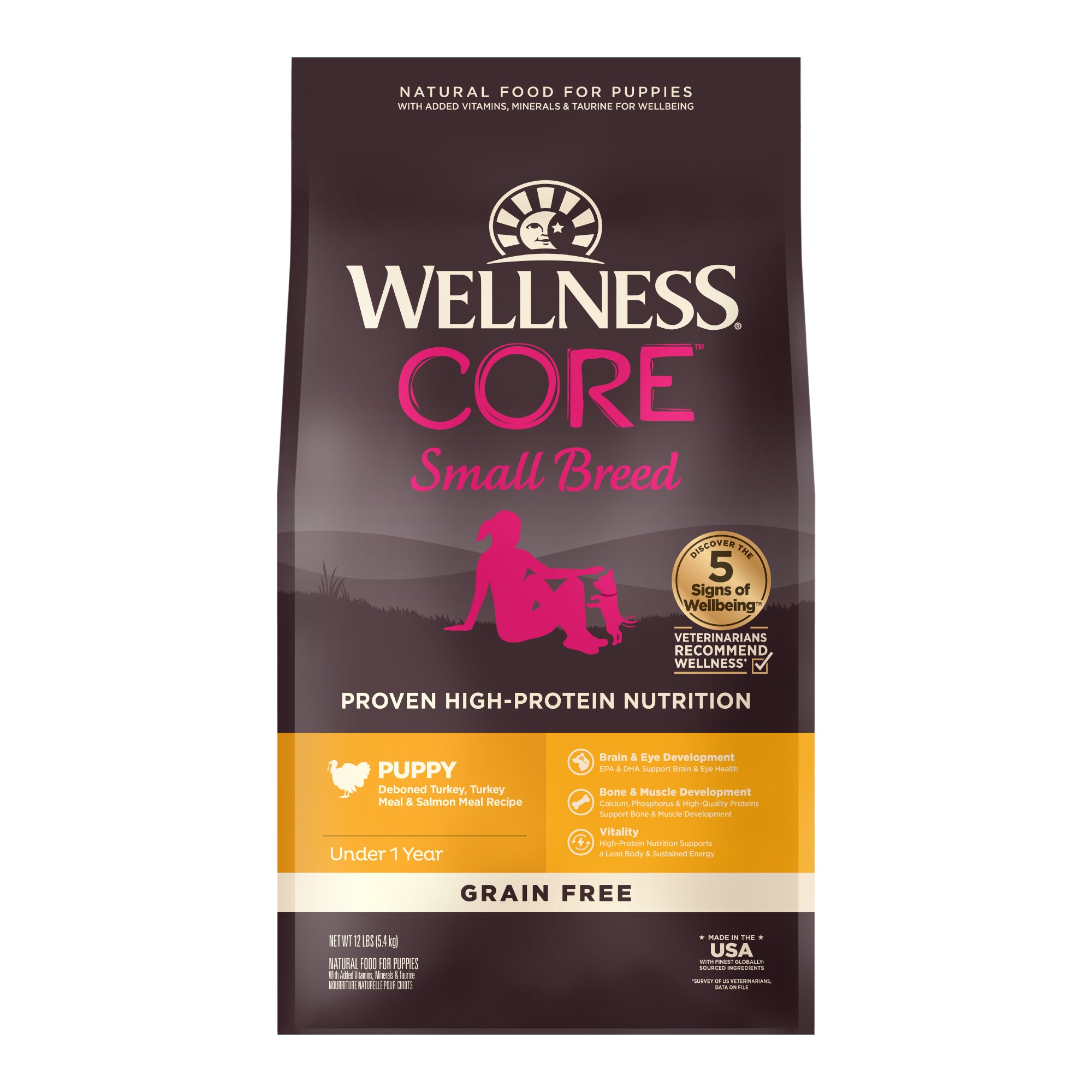 Wellness CORE Grain-Free Small Breed Puppy Formula Dry Dog Food