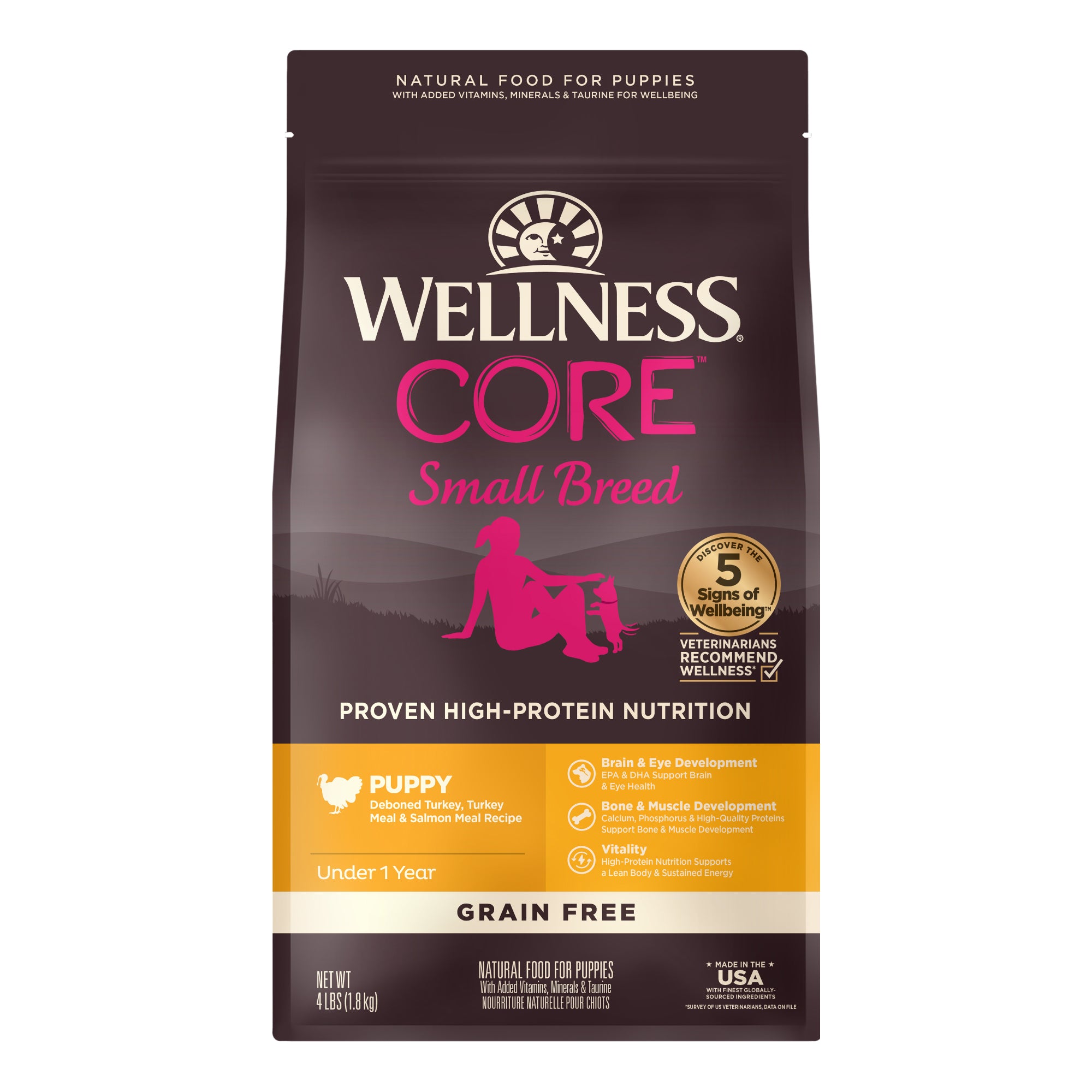 Wellness CORE Grain-Free Small Breed Puppy Formula Dry Dog Food