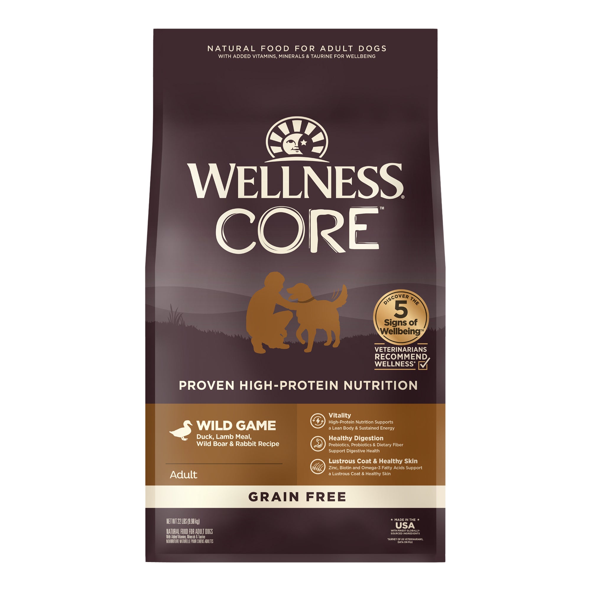 Wellness Core Grain-Free Wild Game Formula Dry Dog Food